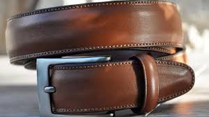 The Brighton Contemporary Tan Leather Belt